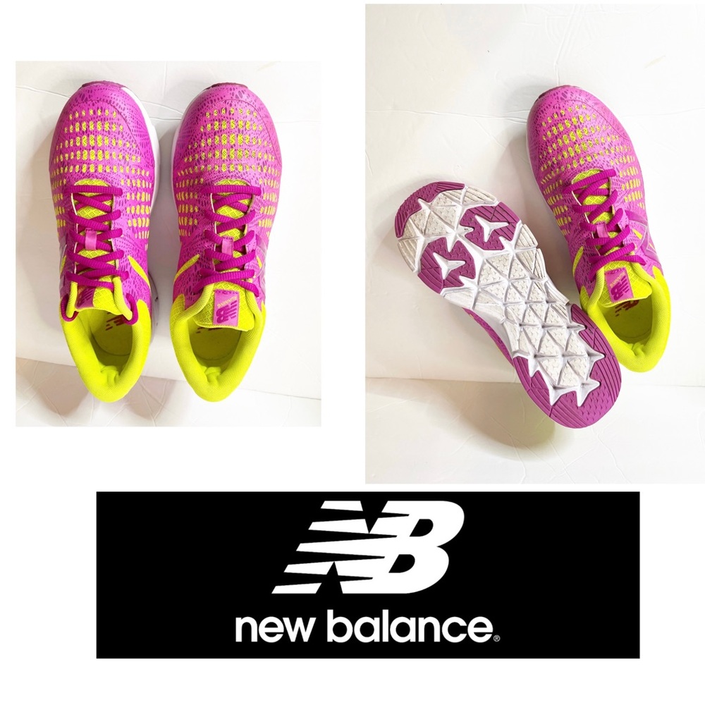 New Balance 775 Running Shoes Size 6 neon Pink and Yellow Colorful Comfortable